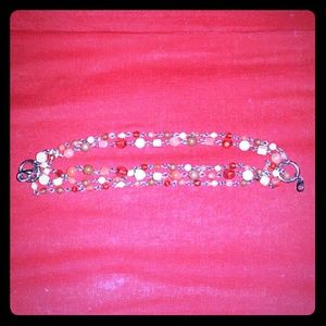 Multilayer beaded bracelet